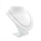 Image 5 of Silver long figaro link necklace | 80 cm