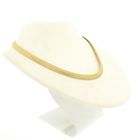 Image 3 of Gold matte Omega link necklace