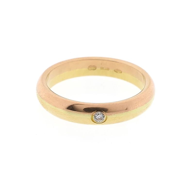 Image 3 of 18K Bicolor Gold Ring with Zirconia