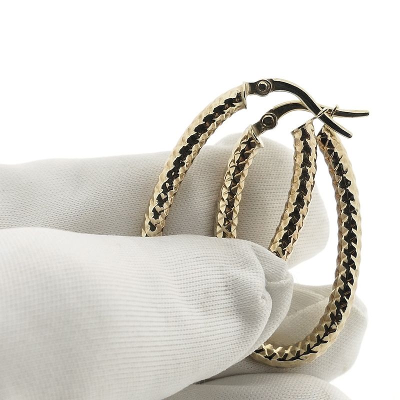 Image 5 of 9K Rose Gold Earrings | Ø 30.0 mm