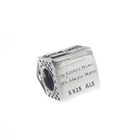 Image 6 of Pandora charm; Silver; Santa's Home
