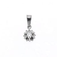 White gold pendant with diamond | 0.05 ct.