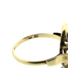 Image 4 of Gold ring with red coral | Vintage