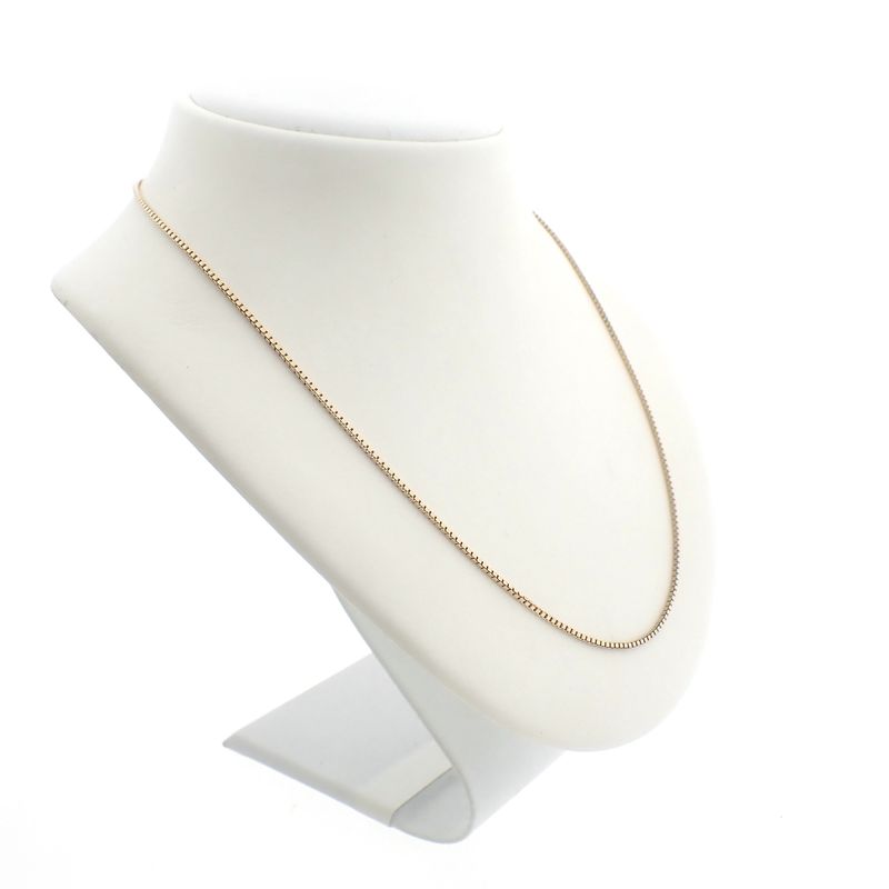 Image 3 of Rose gold Venetian link chain