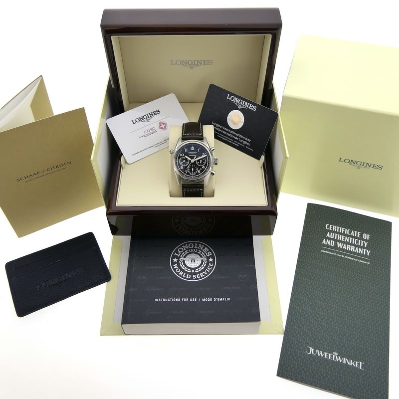 Image 14 of Longines Spirit Chronometer Chronograph L3.820.4; Automatic men's watch