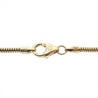 Image 7 of Gold snake link chain with ruby