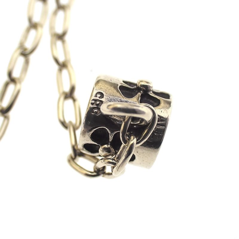 Image 4 of Pandora safety chain; Gold; Flowers | 7 cm