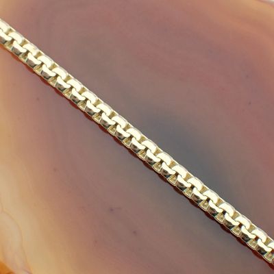 Image 2 of Gold flat fantasy chain | 60 cm