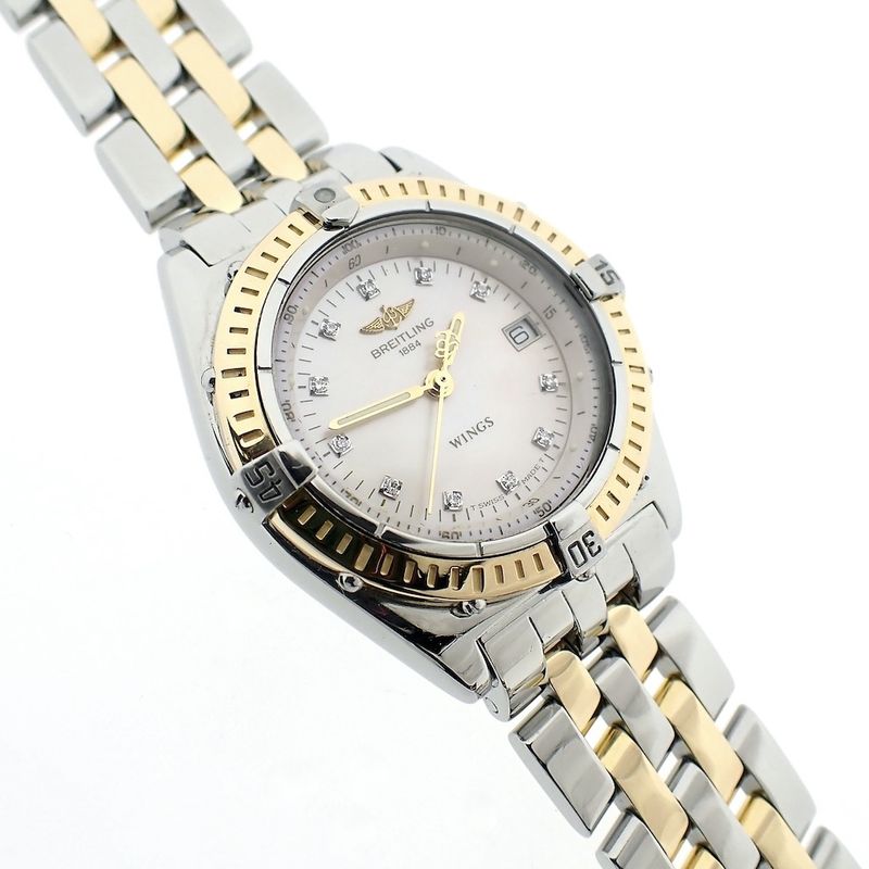 Image 8 of Breitling Wings 'Mother of Pearl'; Women's watch with diamonds