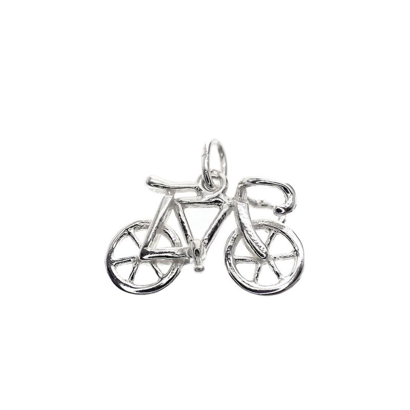 Image 1 of Silver charm; Racing bike