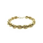 Image 1 of Gold twisted link bracelet