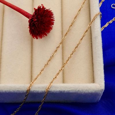 Image 2 of 9 karat Singapore link chain