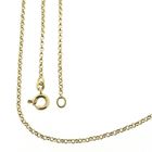 Image 1 of Gold jasseron link chain | 60.5 cm