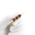 Afbeelding 9 van Vintage gouden broche met carneool