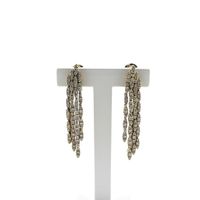 Gold earrings with diamonds; 2.70 ct.