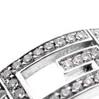 Image 3 of GUCCI white gold ring with 0.36 ct. diamonds