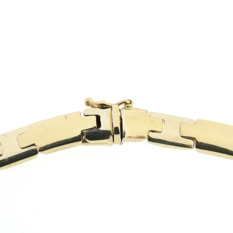 Image 5 of Bicolor gold fantasy link necklace.