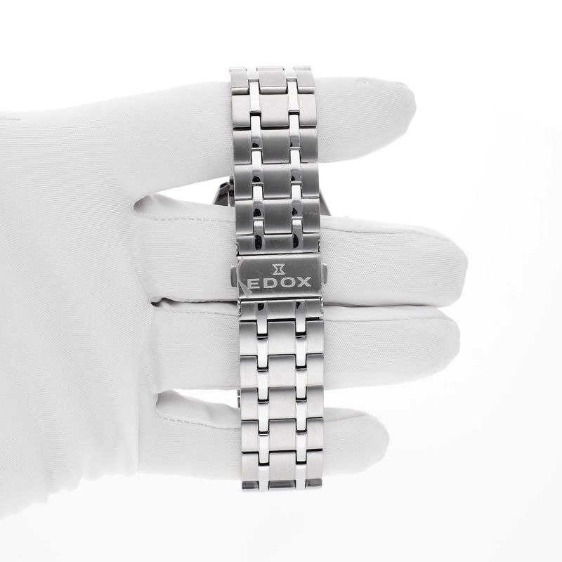 Image 16 of Edox Les Vauberts Moonphase Chronograph 40008-3M-AIN; Men's watch