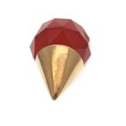 Image 4 of Gold pendant with carnelian