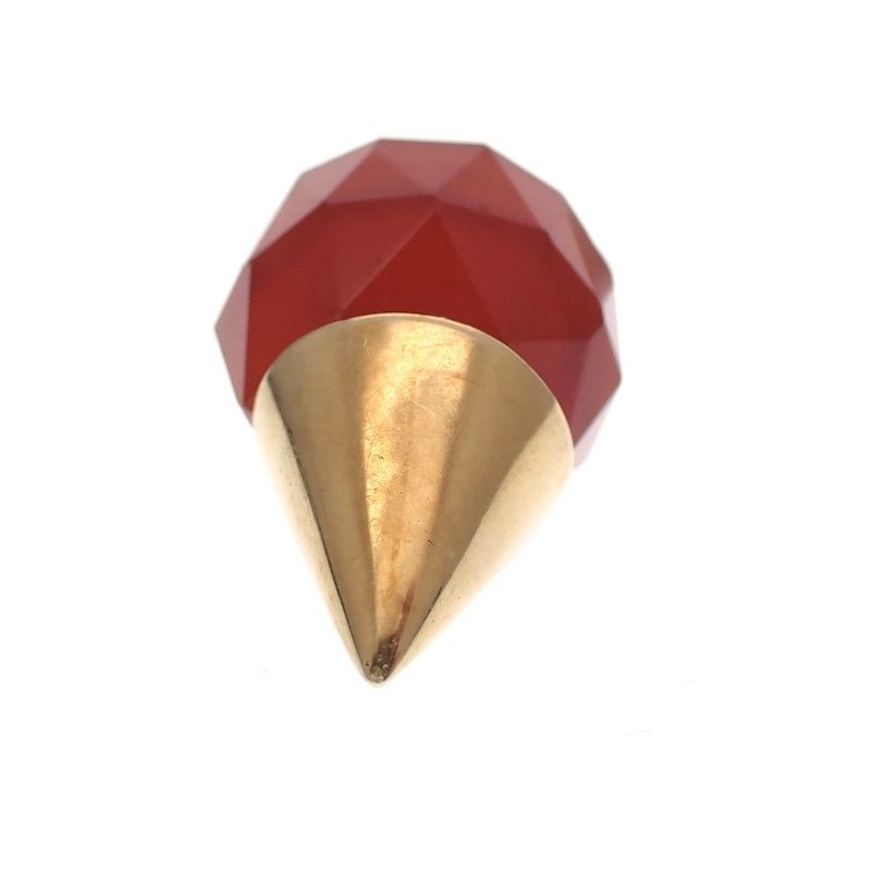 Image 4 of Gold pendant with carnelian