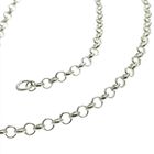 Image 4 of Silver long jasseron necklace | 60.5 cm