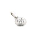 Image 8 of 18K White Gold Minimalist Pendant with Diamond