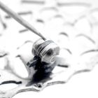 Image 6 of Silver brooch of a butterfly