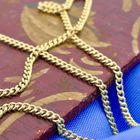 Image 8 of Gold thin gourmet link chain