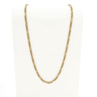 Image 1 of 8 Karat Figaro Chain