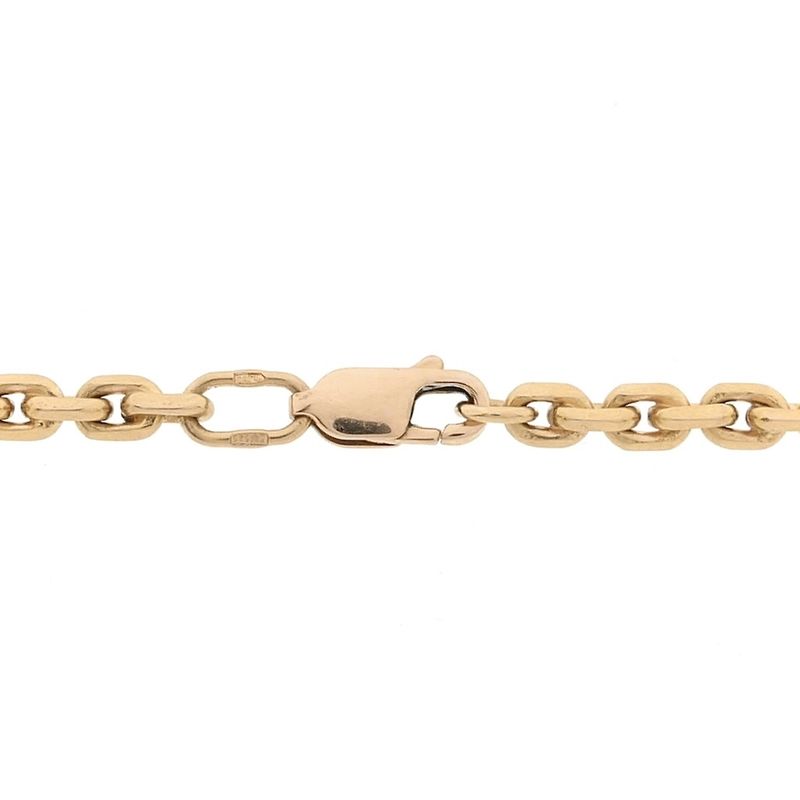 Image 5 of Solid gold anchor link chain | 68 cm