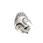 Image 4 of Silver ring with shard of face