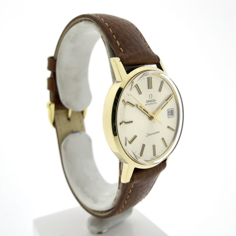Image 3 of Omega Seamaster Automatic 166.163; Vintage 14k gold watch