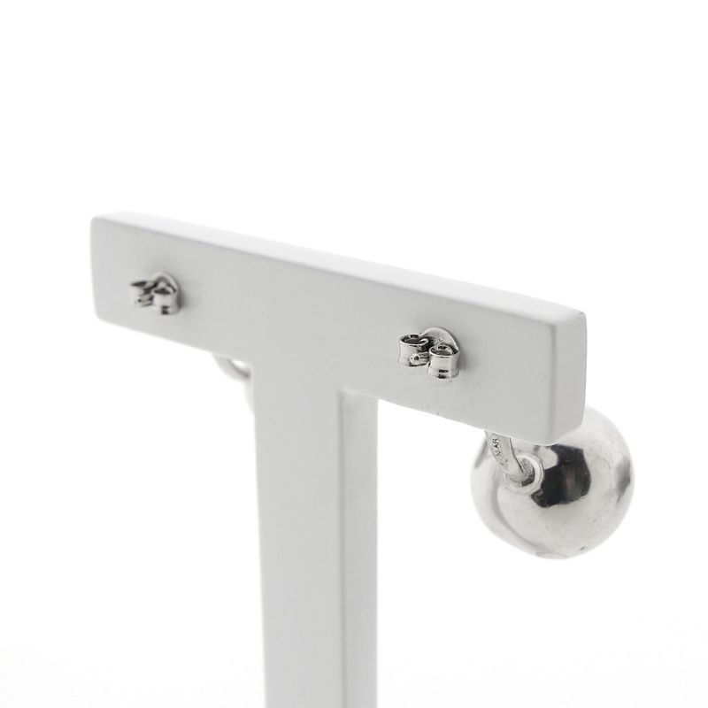 Image 3 of Silver stud earrings with balls