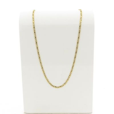 Image 1 of Gold gourmet/infinity link chain