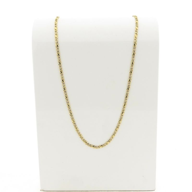 Image 1 of Gold gourmet/infinity link chain