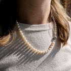 Image 10 of Pearl necklace with white gold clasp