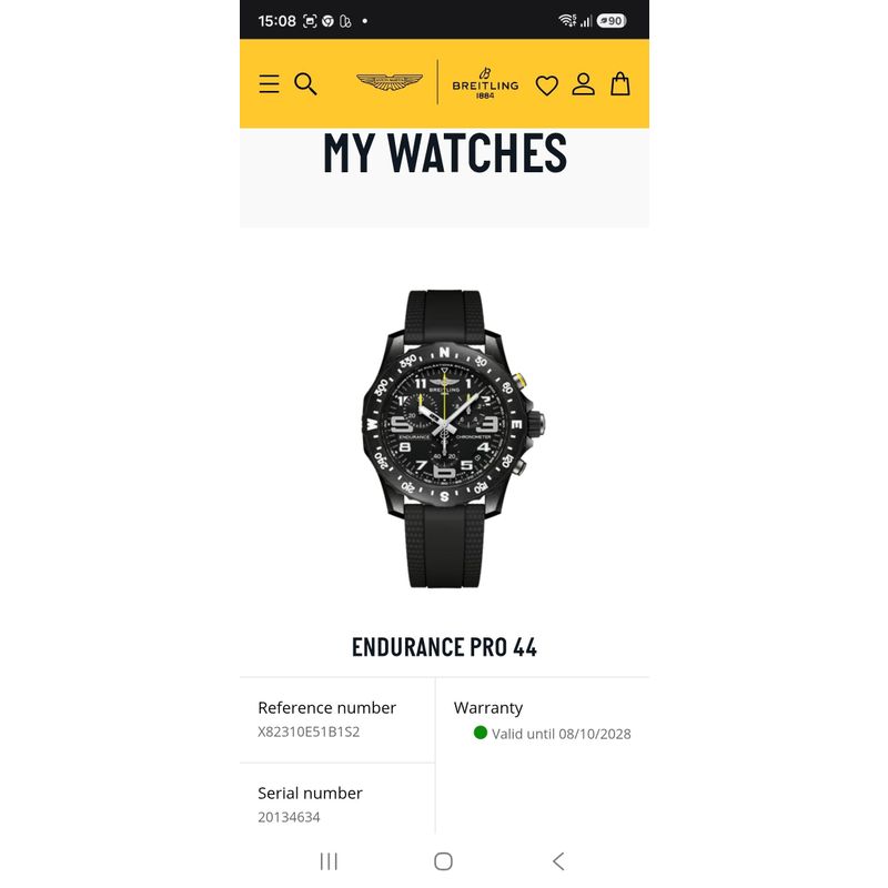 Image 5 of Breitling Endurance Pro 'Black' X82310; Men's Chronograph