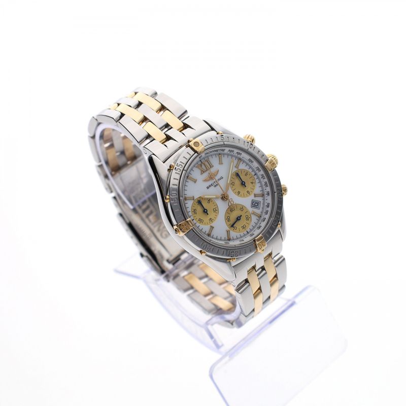 Image 4 of Breitling Windrider Chrono Jetstream B55048; Yellow Gold/Stainless Steel Men’s Watch