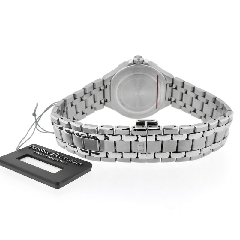 Image 10 of Maurice Lacroix AIKON AI1006-SS002-170-1; Women's watch with mother-of-pearl dial and diamonds