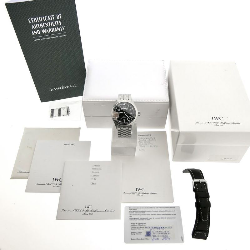 Image 4 of IWC Pilot UTC TZC Spitfire IW3251; Automatic men's watch with GMT