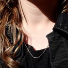 Image 10 of 18K white gold fantasy link chain | 52.5 cm