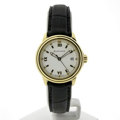 Image 1 of Blancpain Leman Ladies; 18k gold ladies watch