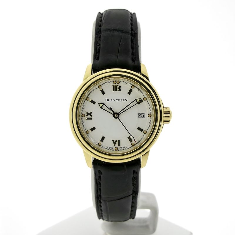 Image 1 of Blancpain Leman Ladies; 18k gold ladies watch