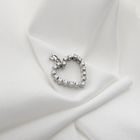 Image 4 of White gold heart pendant with diamonds | 0.36 ct.
