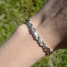 Image 4 of Two-tone gold fantasy link bracelet | 20 cm