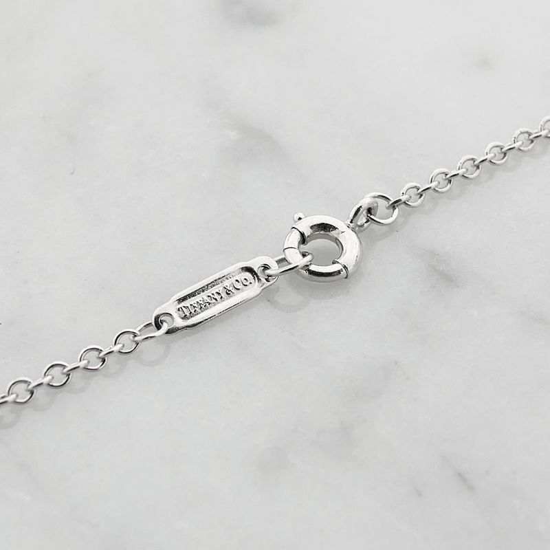 Image 6 of White gold Tiffany & Co. 'Etoile' necklace with a heart pendant and diamond; 0.15 ct. | 41.5 cm