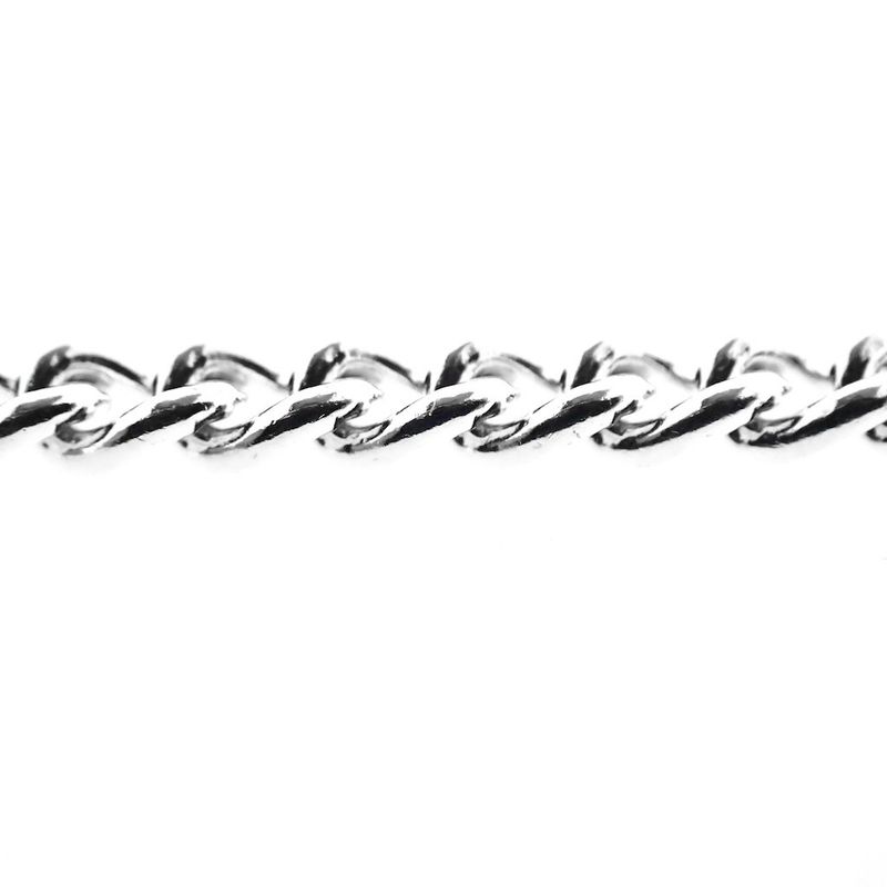 Image 3 of Silver gourmet link bracelet with engraving plate