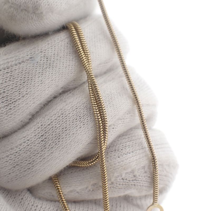 Image 8 of Gold snake link chain | 47.5 cm