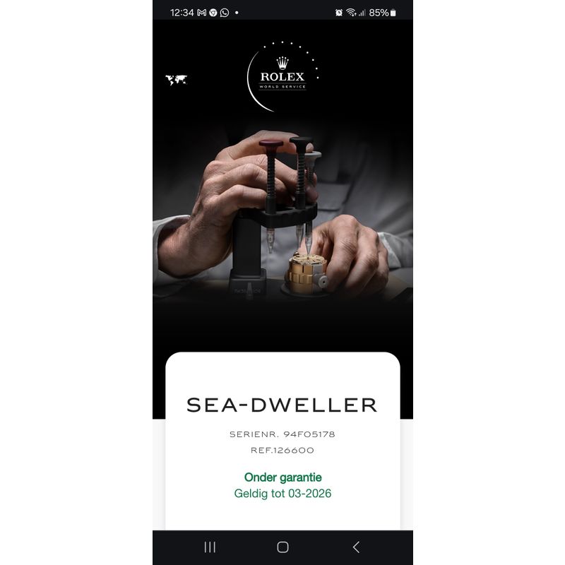 Image 19 of Rolex Sea-Dweller 43mm 126600; Men's diving watch