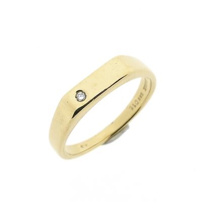 Diamond gold ring with diamond 0.015 ct. Image 1 of Diamond gold ring with diamond 0.015 ct.